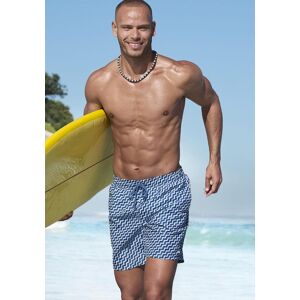 H.I.S. Badeshorts H.I.S, Herren, Gr. L (52), N-Gr, blau (blau bedruckt), Microfaser, Recycling-Polyester, bedruckt, Badehosen Badeshorts, aus recycelten Material H.I.S. Badeshorts H.I.S, Herren, Gr. L (52), N-Gr, blau (blau bedruckt), Microfaser, Recycling-Polyester, bedruckt, Badehosen Badeshorts, aus recycelten Material