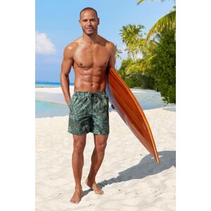 Badeshorts CHIEMSEE "Geraldo", Herren, Gr. XXL (58/60), N-Gr, grün (olive bedruckt), Microfaser, Microfaser, bedruckt, Badehosen Badeshorts, mit tropischen Muster Badeshorts CHIEMSEE "Geraldo", Herren, Gr. XXL (58/60), N-Gr, grün (olive bedruckt), Microfaser, Microfaser, bedruckt, Badehosen Badeshorts, mit tropischen Muster