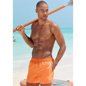 Badeshorts BENCH., Herren, Gr. XL (54/56), N-Gr, orange, Microfaser, Polyester, unifarben, Badehosen Badeshorts, mit seitlichem Logoschriftzug Badeshorts BENCH., Herren, Gr. XL (54/56), N-Gr, orange, Microfaser, Polyester, unifarben, Badehosen Badeshorts, mit seitlichem Logoschriftzug