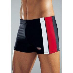 H.I.S. Boxer-Badehose H.I.S, Herren, Gr. 9, N-Gr, weiss (schwarz, rot, weiß), Polyamid, Badehosen Boxer-Badehose, mit Kontrasteinsätzen H.I.S. Boxer-Badehose H.I.S, Herren, Gr. 9, N-Gr, weiss (schwarz, rot, weiß), Polyamid, Badehosen Boxer-Badehose, mit Kontrasteinsätzen
