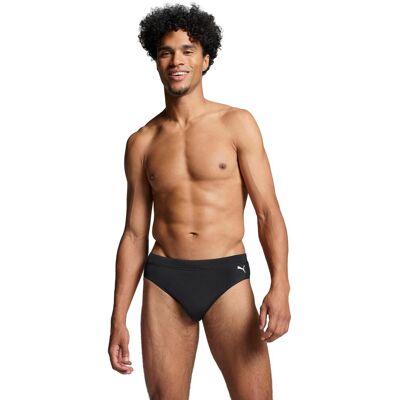 Badehose PUMA "PUMA SWIM MEN CLASSIC SWIM BRIEF", Herren, Gr. XXL, N-Gr, schwarz, Web, Elasthan, Polyester, unifarben, Badehosen Badehose, mit seitlichem Logoprint Badehose PUMA "PUMA SWIM MEN CLASSIC SWIM BRIEF", Herren, Gr. XXL, N-Gr, schwarz, Web, Elasthan, Polyester, unifarben, Badehosen Badehose, mit seitlichem Logoprint