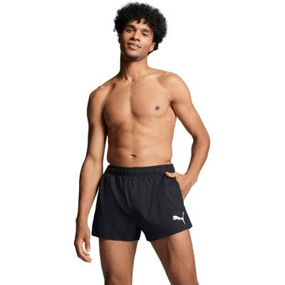 Badeshorts PUMA "PUMA SWIM MEN SHORT SHORTS 1P", Herren, Gr. XS, N-Gr, schwarz, Web, Polyester, unifarben, Badehosen Badeshorts, mit Seitentaschen Badeshorts PUMA "PUMA SWIM MEN SHORT SHORTS 1P", Herren, Gr. XS, N-Gr, schwarz, Web, Polyester, unifarben, Badehosen Badeshorts, mit Seitentaschen