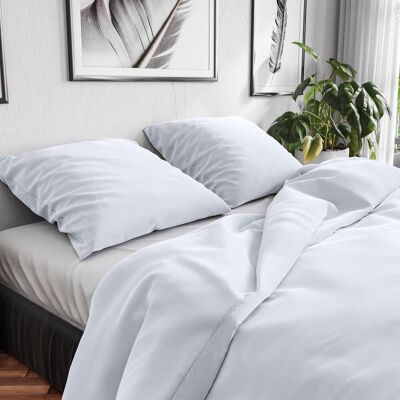 Bettwäsche WOLKENFELD "Renforcé Bettwäsche Baumwolle - Natürlich weiches Schlafgefühl", weiss (weiß), B/L: 155cm x 200cm, 1 Stk., 1 Stk., Renforcé, B/L: 80cm x 80cm, 2 Stk., Renforcé, Obermaterial: 100% Baumwolle, Bettwäsche, Bettwäsche, 135x200 cm, 155x2 Bettwäsche WOLKENFELD "Renforcé Bettwäsche Baumwolle - Natürlich weiches Schlafgefühl", weiss (weiß), B/L: 155cm x 200cm, 1 Stk., 1 Stk., Renforcé, B/L: 80cm x 80cm, 2 Stk., Renforcé, Obermaterial: 100% Baumwolle, Bettwäsche, Bettwäsche, 135x200 cm, 155x2
