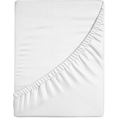 Spannbettlaken BELLANA "bellana coolTouch", weiss (weiß), 1 Stk., Jersey-Elasthan, 180-200x200-220 18-30cm, Jersey-Elasthan, Obermaterial: 49% Baumwolle, 36% Polyester, 12% Lyocell, 3% Elasthan, Bettlaken, Spannbettlaken, mit kühlendem Klimagarn Spannbettlaken BELLANA "bellana coolTouch", weiss (weiß), 1 Stk., Jersey-Elasthan, 180-200x200-220 18-30cm, Jersey-Elasthan, Obermaterial: 49% Baumwolle, 36% Polyester, 12% Lyocell, 3% Elasthan, Bettlaken, Spannbettlaken, mit kühlendem Klimagarn