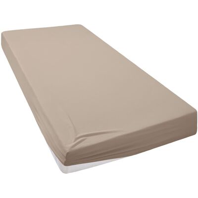 Spannbettlaken GOODPRODUCT "Desner", beige, B:180cm L:200cm, Microfaser, Obermaterial: 100% Polyester, Bettlaken, Spannbettlaken, Mikrofaser, für Matratzen bis 20cm Höhe, 100% Polyester, Bettlaken Spannbettlaken GOODPRODUCT "Desner", beige, B:180cm L:200cm, Microfaser, Obermaterial: 100% Polyester, Bettlaken, Spannbettlaken, Mikrofaser, für Matratzen bis 20cm Höhe, 100% Polyester, Bettlaken