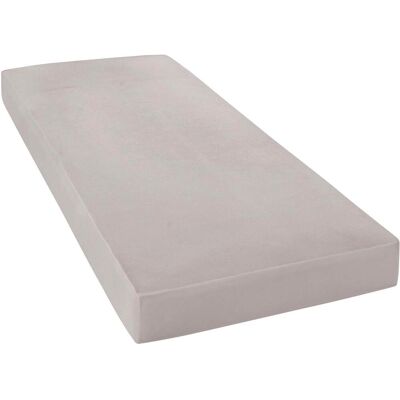 Janine Elastisches Spannbettlaken - Für Matratzen 90-100cm x 190-220cm - Grau Janine Elastisches Spannbettlaken - Für Matratzen 90-100cm x 190-220cm - Grau