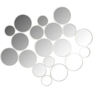 Dekospiegel GOODPRODUCT "Malisa, Wand Dekoration horizontal und vertikal hängbar, 3 Farben", weiß, B:121cm H:110cm T:2cm, Metall, Spiegel, Dekospiegel, grosser Wandspiegel mit 19 Elementen, 121x110cm, aus Metall Dekospiegel GOODPRODUCT "Malisa, Wand Dekoration horizontal und vertikal hängbar, 3 Farben", weiß, B:121cm H:110cm T:2cm, Metall, Spiegel, Dekospiegel, grosser Wandspiegel mit 19 Elementen, 121x110cm, aus Metall