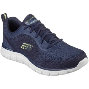 Sneaker SKECHERS "TRACK-GLENDOR", Herren, Gr. 48,5, bunt (navy, limette), Synthetik, Textil, Schuhe Sneaker, Trainingsschuh, Schnürschuh, Freizeitschuh mit Memory Foam Sneaker SKECHERS "TRACK-GLENDOR", Herren, Gr. 48,5, bunt (navy, limette), Synthetik, Textil, Schuhe Sneaker, Trainingsschuh, Schnürschuh, Freizeitschuh mit Memory Foam