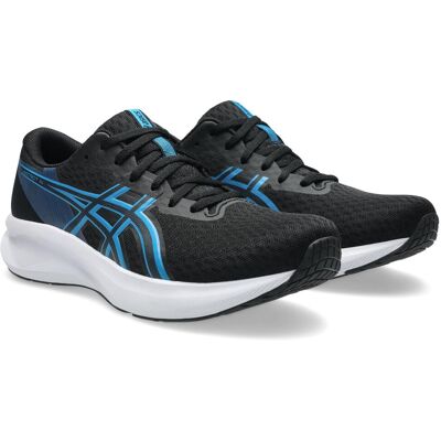 Laufschuh ASICS "PATRIOT 14", Herren, Gr. 48, schwarz, aegean blau, Synthetik, Schuhe Laufschuh, atmungsaktives Mesh-Obermaterial, Energiegeladene Mittelsohle Laufschuh ASICS "PATRIOT 14", Herren, Gr. 48, schwarz, aegean blau, Synthetik, Schuhe Laufschuh, atmungsaktives Mesh-Obermaterial, Energiegeladene Mittelsohle