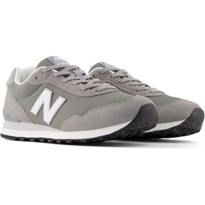 Sneaker NEW BALANCE "515", Herren, Gr. 40,5, grau (grau, weiß), Leder, Textil, Schuhe Sneaker Sneaker NEW BALANCE "515", Herren, Gr. 40,5, grau (grau, weiß), Leder, Textil, Schuhe Sneaker