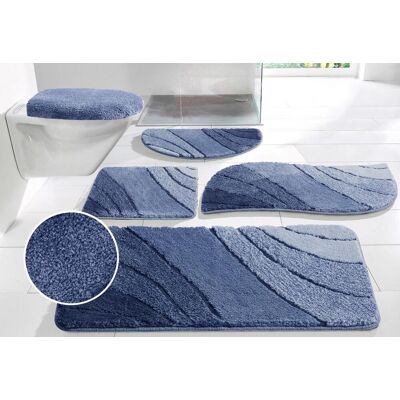 Badematte GOODPRODUCT "Josie, Badvorleger, Badezimmer Teppich" Gr. 1, blau (verlauf blau), H:20mm, Polyester, Badematten, Badematte, Badteppich, Badematten, rechteckig, rund & als 3-tlg. Set erhältlich Badematte GOODPRODUCT "Josie, Badvorleger, Badezimmer Teppich" Gr. 1, blau (verlauf blau), H:20mm, Polyester, Badematten, Badematte, Badteppich, Badematten, rechteckig, rund & als 3-tlg. Set erhältlich