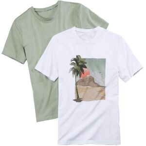 Beach Time T-Shirt BEACHTIME, Herren, Gr. M, grün (mint, bedruckt), Jersey, Obermaterial: 100% Baumwolle, bedruckt, regular fit normal, Rundhals, abgesteppte Kante, Shirts T-Shirt, Freizeitshirt mit Rundhals und Frontprint aus reiner Baumwolle Beach Time T-Shirt BEACHTIME, Herren, Gr. M, grün (mint, bedruckt), Jersey, Obermaterial: 100% Baumwolle, bedruckt, regular fit normal, Rundhals, abgesteppte Kante, Shirts T-Shirt, Freizeitshirt mit Rundhals und Frontprint aus reiner Baumwolle