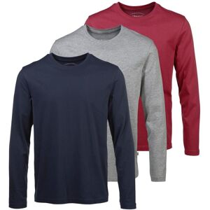 Langarmshirt MAN'S WORLD "neue Farbe ", Herren, Gr. 44/46 (S), bunt (rot, marine, grau, meliert), Single Jersey, Graumeliert (Obermaterial): 90% Baumwolle, 10% Viskose. Obermaterial: 100% Baumwolle, unifarben, Basic, regular fit, Rundhals, normaler Saum, Langarmshirt MAN'S WORLD "neue Farbe ", Herren, Gr. 44/46 (S), bunt (rot, marine, grau, meliert), Single Jersey, Graumeliert (Obermaterial): 90% Baumwolle, 10% Viskose. Obermaterial: 100% Baumwolle, unifarben, Basic, regular fit, Rundhals, normaler Saum,
