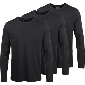 Langarmshirt MAN'S WORLD "neue Farbe ", Herren, Gr. 68/70 (4XL), schwarz, Single Jersey, Obermaterial: 100% Baumwolle, unifarben, Basic, regular fit, Rundhals, normaler Saum, Shirts Langarmshirt, Langarm, unifarben, aus Baumwolle, im 3er-Pack Langarmshirt MAN'S WORLD "neue Farbe ", Herren, Gr. 68/70 (4XL), schwarz, Single Jersey, Obermaterial: 100% Baumwolle, unifarben, Basic, regular fit, Rundhals, normaler Saum, Shirts Langarmshirt, Langarm, unifarben, aus Baumwolle, im 3er-Pack