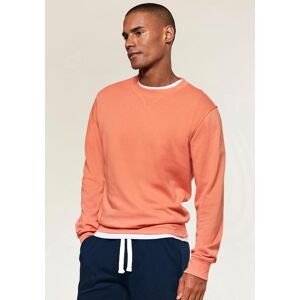 Sweatshirt KANGAROOS "mit Rundhalsausschnitt", Herren, Gr. L (52/54), orange, angeraute Sweatware, Obermaterial: 60% Baumwolle, 40% Polyester, unifarben, bequem normal, Rundhals, angesetztes Bündchen, Sweatshirts Sweatshirt, mit coolem Rippeinsatz am Auss Sweatshirt KANGAROOS "mit Rundhalsausschnitt", Herren, Gr. L (52/54), orange, angeraute Sweatware, Obermaterial: 60% Baumwolle, 40% Polyester, unifarben, bequem normal, Rundhals, angesetztes Bündchen, Sweatshirts Sweatshirt, mit coolem Rippeinsatz am Auss