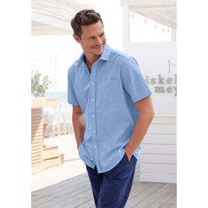 H.I.S. Kurzarmhemd H.I.S, Herren, Gr. XXXL (47/48), N-Gr, blau (hellblau), Web, Obermaterial: 100% Baumwolle, unifarben, regular fit, Rundhals, abgesteppte Kante, Hemden Kurzarmhemd, mit Kentkragen, Oxford-Qualität aus reiner Baumwolle H.I.S. Kurzarmhemd H.I.S, Herren, Gr. XXXL (47/48), N-Gr, blau (hellblau), Web, Obermaterial: 100% Baumwolle, unifarben, regular fit, Rundhals, abgesteppte Kante, Hemden Kurzarmhemd, mit Kentkragen, Oxford-Qualität aus reiner Baumwolle