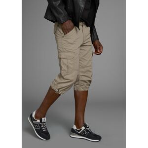 Cargobermudas MAN'S WORLD, Herren, Gr. 54, N-Gr, grün (hellkhaki), Obermaterial: 100% Baumwolle, unifarben, regular fit knieumspielend, Hosen Cargobermudas, in 3/4-Länge Cargobermudas MAN'S WORLD, Herren, Gr. 54, N-Gr, grün (hellkhaki), Obermaterial: 100% Baumwolle, unifarben, regular fit knieumspielend, Hosen Cargobermudas, in 3/4-Länge