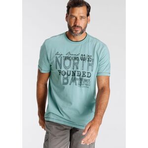 T-Shirt MAN'S WORLD, Herren, Gr. 4XL (68/70), blau (agua), Jersey, Obermaterial: 100% Baumwolle, bedruckt, normal, Rundhals, Shirts T-Shirt, Kurzarm, lässige Passform, mit coolem Print, Rundhalsausschnitt T-Shirt MAN'S WORLD, Herren, Gr. 4XL (68/70), blau (agua), Jersey, Obermaterial: 100% Baumwolle, bedruckt, normal, Rundhals, Shirts T-Shirt, Kurzarm, lässige Passform, mit coolem Print, Rundhalsausschnitt