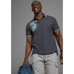 Poloshirt MAN'S WORLD, Herren, Gr. L (52/54), blau (nachtblau), Piqué, Obermaterial: 100% Baumwolle, bedruckt, normal, Shirts Poloshirt, Kurzarm, lässige Passform, mit trendigem Print, Polokragen Poloshirt MAN'S WORLD, Herren, Gr. L (52/54), blau (nachtblau), Piqué, Obermaterial: 100% Baumwolle, bedruckt, normal, Shirts Poloshirt, Kurzarm, lässige Passform, mit trendigem Print, Polokragen