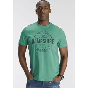 T-Shirt DELMAO, Herren, Gr. XXL (60/62), grün, Single Jersey, Obermaterial: 100% Baumwolle, bedruckt, normal, Rundhals, Shirts T-Shirt, Kurzarm, lässige Passform, mit peppigem Print, aus Baumwolle T-Shirt DELMAO, Herren, Gr. XXL (60/62), grün, Single Jersey, Obermaterial: 100% Baumwolle, bedruckt, normal, Rundhals, Shirts T-Shirt, Kurzarm, lässige Passform, mit peppigem Print, aus Baumwolle
