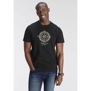 T-Shirt DELMAO, Herren, Gr. L (52/54), schwarz, Single Jersey, Obermaterial: 100% Baumwolle, bedruckt, normal, Rundhals, Shirts T-Shirt, Kurzarm, bedruckt, Rundhals, aus Baumwolle T-Shirt DELMAO, Herren, Gr. L (52/54), schwarz, Single Jersey, Obermaterial: 100% Baumwolle, bedruckt, normal, Rundhals, Shirts T-Shirt, Kurzarm, bedruckt, Rundhals, aus Baumwolle