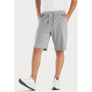 Sweatshorts KANGAROOS "kurze Jogginghose", Herren, Gr. 60/62 (XXL), N-Gr, grau (grau, meliert), Sweatware, Obermaterial: 60% Baumwolle, 40% Polyester, unifarben, Basic, lässig geschnitten kniefrei, Hosen Sweatshorts, aus weicher Sweatware mit Kordel Sweatshorts KANGAROOS "kurze Jogginghose", Herren, Gr. 60/62 (XXL), N-Gr, grau (grau, meliert), Sweatware, Obermaterial: 60% Baumwolle, 40% Polyester, unifarben, Basic, lässig geschnitten kniefrei, Hosen Sweatshorts, aus weicher Sweatware mit Kordel
