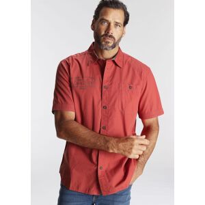 Kurzarmhemd MAN'S WORLD, Herren, Gr. XL (43/44), N-Gr, rot (korallenrot), Web, Obermaterial: 100% Baumwolle, unifarben, bequem, abgestepptes Bündchen kontrastfarben,krempelbar, Hemden Kurzarmhemd, mit kleinem Brustprint Kurzarmhemd MAN'S WORLD, Herren, Gr. XL (43/44), N-Gr, rot (korallenrot), Web, Obermaterial: 100% Baumwolle, unifarben, bequem, abgestepptes Bündchen kontrastfarben,krempelbar, Hemden Kurzarmhemd, mit kleinem Brustprint