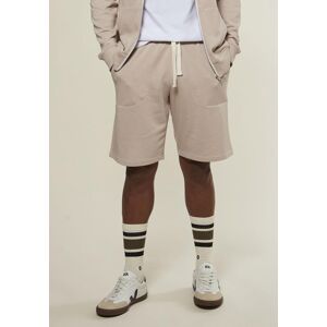 Sweatshorts KANGAROOS, Herren, Gr. L (52/54), N-Gr, beige, angeraute Sweatware, Obermaterial: 60% Baumwolle, 40% Polyester, unifarben, bequem kurz, Hosen Sweatshorts, seitliche Taschen, kontrast Bänder Sweatshorts KANGAROOS, Herren, Gr. L (52/54), N-Gr, beige, angeraute Sweatware, Obermaterial: 60% Baumwolle, 40% Polyester, unifarben, bequem kurz, Hosen Sweatshorts, seitliche Taschen, kontrast Bänder