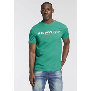 H.I.S. T-Shirt H.I.S, Herren, Gr. S (44/46), grün, Single Jersey, Obermaterial: 100% Baumwolle, bedruckt, schmal, Rundhals, gerader Abschluss, Shirts T-Shirt, Mit grossem Frontprint H.I.S. T-Shirt H.I.S, Herren, Gr. S (44/46), grün, Single Jersey, Obermaterial: 100% Baumwolle, bedruckt, schmal, Rundhals, gerader Abschluss, Shirts T-Shirt, Mit grossem Frontprint