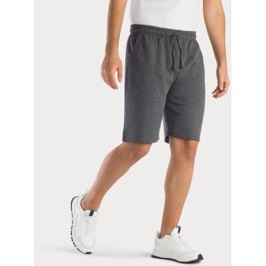 Sweatshorts KANGAROOS "kurze Jogginghose", Herren, Gr. 48/50 (M), N-Gr, grau (anthrazit), Sweatware, Obermaterial: 60% Baumwolle, 40% Polyester, unifarben, Basic, lässig geschnitten kniefrei, Hosen Sweatshorts, aus weicher Sweatware mit Kordel Sweatshorts KANGAROOS "kurze Jogginghose", Herren, Gr. 48/50 (M), N-Gr, grau (anthrazit), Sweatware, Obermaterial: 60% Baumwolle, 40% Polyester, unifarben, Basic, lässig geschnitten kniefrei, Hosen Sweatshorts, aus weicher Sweatware mit Kordel