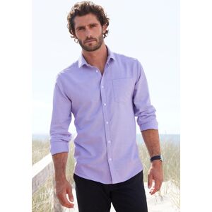 H.I.S. Langarmhemd H.I.S, Herren, Gr. L (41/42), N-Gr, lila, Web, Obermaterial: 100% Baumwolle, unifarben, regular fit, Rundhals, Manschette, Hemden Langarmhemd, mit Kentkragen, Oxford-Qualität aus reiner Baumwolle H.I.S. Langarmhemd H.I.S, Herren, Gr. L (41/42), N-Gr, lila, Web, Obermaterial: 100% Baumwolle, unifarben, regular fit, Rundhals, Manschette, Hemden Langarmhemd, mit Kentkragen, Oxford-Qualität aus reiner Baumwolle