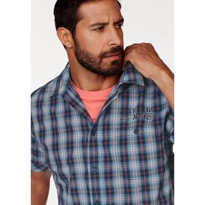 Kurzarmhemd MAN'S WORLD, Herren, Gr. XXL (45/46), N-Gr, bunt (blau, rot, weiß), Obermaterial: 60% Baumwolle, 40% Polyester, kariert, mehrfarbig, bequem, Hemden Kurzarmhemd, mit kleinem Print Kurzarmhemd MAN'S WORLD, Herren, Gr. XXL (45/46), N-Gr, bunt (blau, rot, weiß), Obermaterial: 60% Baumwolle, 40% Polyester, kariert, mehrfarbig, bequem, Hemden Kurzarmhemd, mit kleinem Print