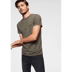 T-Shirt BRUNO BANANI, Herren, Gr. XL (56/58), grün (olivgrün, meliert), Single Jersey, Obermaterial: 60% Baumwolle, 40% Polyester, meliert, slim fit, Rundhals, Shirts T-Shirt, Kurzarm, Slim Fit, unifarben, Rundhalsausschnitt T-Shirt BRUNO BANANI, Herren, Gr. XL (56/58), grün (olivgrün, meliert), Single Jersey, Obermaterial: 60% Baumwolle, 40% Polyester, meliert, slim fit, Rundhals, Shirts T-Shirt, Kurzarm, Slim Fit, unifarben, Rundhalsausschnitt