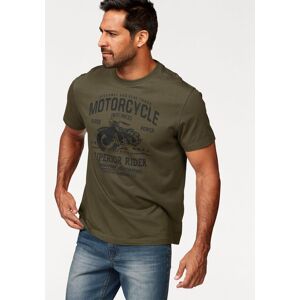 T-Shirt ARIZONA, Herren, Gr. XXL (60/62), grün (olivgrün), Single Jersey, Obermaterial: 100% Baumwolle, bedruckt, normal, Rundhals, Shirts T-Shirt, Kurzarm, lässige Passform, bedruckt, Rundhals, casual T-Shirt ARIZONA, Herren, Gr. XXL (60/62), grün (olivgrün), Single Jersey, Obermaterial: 100% Baumwolle, bedruckt, normal, Rundhals, Shirts T-Shirt, Kurzarm, lässige Passform, bedruckt, Rundhals, casual