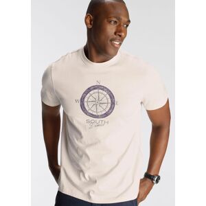 T-Shirt DELMAO, Herren, Gr. 3XL (64/66), beige, Single Jersey, Obermaterial: 100% Baumwolle, bedruckt, normal, Rundhals, Shirts T-Shirt, Kurzarm, bedruckt, Rundhals, aus Baumwolle T-Shirt DELMAO, Herren, Gr. 3XL (64/66), beige, Single Jersey, Obermaterial: 100% Baumwolle, bedruckt, normal, Rundhals, Shirts T-Shirt, Kurzarm, bedruckt, Rundhals, aus Baumwolle
