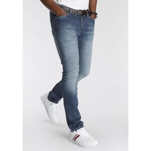 Stretch-Jeans DELMAO "Reed", Herren, Gr. 38, Länge 32, blau (blau used), Obermaterial: 82% Baumwolle, 16% Polyester, 2% Elasthan, Basic, normal lang, Jeans Stretch-Jeans, gerader Beinschnitt, Used-Look-Waschung, niedrige Leibhöhe Stretch-Jeans DELMAO "Reed", Herren, Gr. 38, Länge 32, blau (blau used), Obermaterial: 82% Baumwolle, 16% Polyester, 2% Elasthan, Basic, normal lang, Jeans Stretch-Jeans, gerader Beinschnitt, Used-Look-Waschung, niedrige Leibhöhe