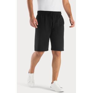 Sweatshorts KANGAROOS "kurze Jogginghose", Herren, Gr. 44/46 (S), N-Gr, schwarz, Sweatware, Obermaterial: 60% Baumwolle, 40% Polyester, unifarben, Basic, lässig geschnitten kniefrei, Hosen Sweatshorts, aus weicher Sweatware mit Kordel Sweatshorts KANGAROOS "kurze Jogginghose", Herren, Gr. 44/46 (S), N-Gr, schwarz, Sweatware, Obermaterial: 60% Baumwolle, 40% Polyester, unifarben, Basic, lässig geschnitten kniefrei, Hosen Sweatshorts, aus weicher Sweatware mit Kordel