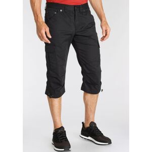 Cargobermudas MAN'S WORLD, Herren, Gr. 52, N-Gr, schwarz, Obermaterial: 100% Baumwolle, unifarben, regular fit knieumspielend, Hosen Cargobermudas, in 3/4-Länge Cargobermudas MAN'S WORLD, Herren, Gr. 52, N-Gr, schwarz, Obermaterial: 100% Baumwolle, unifarben, regular fit knieumspielend, Hosen Cargobermudas, in 3/4-Länge