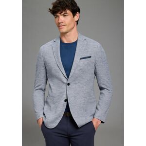 Sakko BRUNO BANANI, Herren, Gr. 50, blau meliert, Web, Obermaterial: 85% Polyester, 15% Viskose, meliert, slim fit normal, mit Knöpfen,Ärmel mit Ärmelschlitz, Sakkos Sakko, mit Reverskragen, melierte Optik, Slim Fit Passform Sakko BRUNO BANANI, Herren, Gr. 50, blau meliert, Web, Obermaterial: 85% Polyester, 15% Viskose, meliert, slim fit normal, mit Knöpfen,Ärmel mit Ärmelschlitz, Sakkos Sakko, mit Reverskragen, melierte Optik, Slim Fit Passform