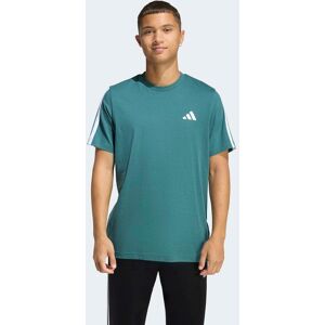 T-Shirt ADIDAS SPORTSWEAR "3-STREIFEN", Herren, Gr. L, preloved teal, weiß, Obermaterial: 100% Baumwolle, Rundhals, Shirts T-Shirt T-Shirt ADIDAS SPORTSWEAR "3-STREIFEN", Herren, Gr. L, preloved teal, weiß, Obermaterial: 100% Baumwolle, Rundhals, Shirts T-Shirt