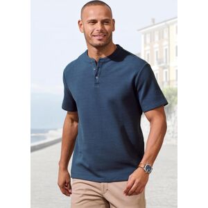 T-Shirt JOHN DEVIN "Kurzarm-Poloshirt aus Struktur-Qualität", Herren, Gr. XL (56/58), blau, Obermaterial: 83% Baumwolle, 16% Polyester, 1% Elasthan, Strukturmuster, regular fit normal, Rundhals, abgesteppte Kante, Shirts T-Shirt, mit modischem Stehkragen T-Shirt JOHN DEVIN "Kurzarm-Poloshirt aus Struktur-Qualität", Herren, Gr. XL (56/58), blau, Obermaterial: 83% Baumwolle, 16% Polyester, 1% Elasthan, Strukturmuster, regular fit normal, Rundhals, abgesteppte Kante, Shirts T-Shirt, mit modischem Stehkragen