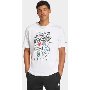 T-Shirt ADIDAS SPORTSWEAR "M FTB WC BALL T", Herren, Gr. XXL, weiß, Obermaterial: 100% Baumwolle, normal, Rundhals, Shirts T-Shirt T-Shirt ADIDAS SPORTSWEAR "M FTB WC BALL T", Herren, Gr. XXL, weiß, Obermaterial: 100% Baumwolle, normal, Rundhals, Shirts T-Shirt