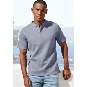 T-Shirt JOHN DEVIN "Kurzarm-Poloshirt aus Struktur-Qualität", Herren, Gr. M (48/50), grau, Obermaterial: 83% Baumwolle, 16% Polyester, 1% Elasthan, Strukturmuster, regular fit normal, Rundhals, abgesteppte Kante, Shirts T-Shirt, mit modischem Stehkragen u T-Shirt JOHN DEVIN "Kurzarm-Poloshirt aus Struktur-Qualität", Herren, Gr. M (48/50), grau, Obermaterial: 83% Baumwolle, 16% Polyester, 1% Elasthan, Strukturmuster, regular fit normal, Rundhals, abgesteppte Kante, Shirts T-Shirt, mit modischem Stehkragen u