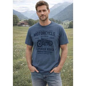 T-Shirt ARIZONA, Herren, Gr. L (52/54), blau, Single Jersey, Obermaterial: 100% Baumwolle, bedruckt, normal, Rundhals, Shirts T-Shirt, Kurzarm, lässige Passform, bedruckt, Rundhals, casual T-Shirt ARIZONA, Herren, Gr. L (52/54), blau, Single Jersey, Obermaterial: 100% Baumwolle, bedruckt, normal, Rundhals, Shirts T-Shirt, Kurzarm, lässige Passform, bedruckt, Rundhals, casual