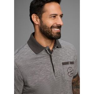Poloshirt MAN'S WORLD, Herren, Gr. 3XL (64/66), schwarz (anthra melange), Single Jersey, Obermaterial: 100% Baumwolle, meliert, regular fit, Rundhals, Rippbündchen kontrastfarben, Shirts Poloshirt, Kurzarm, Regular Fit, melierte Struktur, Rundhalsausschni Poloshirt MAN'S WORLD, Herren, Gr. 3XL (64/66), schwarz (anthra melange), Single Jersey, Obermaterial: 100% Baumwolle, meliert, regular fit, Rundhals, Rippbündchen kontrastfarben, Shirts Poloshirt, Kurzarm, Regular Fit, melierte Struktur, Rundhalsausschni