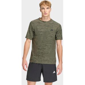 T-Shirt ADIDAS PERFORMANCE "WORKOUT ESSENTIALS FLEX", Herren, Gr. XXL, olive strata meliert, Obermaterial: 92% Polyester, 8% Elasthan, Rundhals, Shirts T-Shirt T-Shirt ADIDAS PERFORMANCE "WORKOUT ESSENTIALS FLEX", Herren, Gr. XXL, olive strata meliert, Obermaterial: 92% Polyester, 8% Elasthan, Rundhals, Shirts T-Shirt