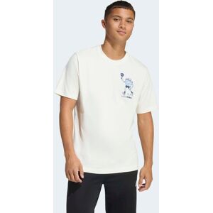 T-Shirt ADIDAS SPORTSWEAR "EARTH DAY PADEL, GRAFIK", Herren, Gr. XL, weiss (sanftes weiß), Obermaterial: 100% Baumwolle, normal, Rundhals, Shirts T-Shirt, Print T-Shirt T-Shirt ADIDAS SPORTSWEAR "EARTH DAY PADEL, GRAFIK", Herren, Gr. XL, weiss (sanftes weiß), Obermaterial: 100% Baumwolle, normal, Rundhals, Shirts T-Shirt, Print T-Shirt
