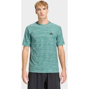 T-Shirt ADIDAS PERFORMANCE "WORKOUT ESSENTIALS FLEX", Herren, Gr. S, wonder sage meliert, Obermaterial: 92% Polyester, 8% Elasthan, Rundhals, Shirts T-Shirt T-Shirt ADIDAS PERFORMANCE "WORKOUT ESSENTIALS FLEX", Herren, Gr. S, wonder sage meliert, Obermaterial: 92% Polyester, 8% Elasthan, Rundhals, Shirts T-Shirt
