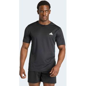 T-Shirt ADIDAS PERFORMANCE "WE BAS 3S T", Herren, Gr. L, schwarz, team dunkelgrün, weiß, better scarlet, Obermaterial: 100% Polyester, Rundhals, Shirts T-Shirt T-Shirt ADIDAS PERFORMANCE "WE BAS 3S T", Herren, Gr. L, schwarz, team dunkelgrün, weiß, better scarlet, Obermaterial: 100% Polyester, Rundhals, Shirts T-Shirt