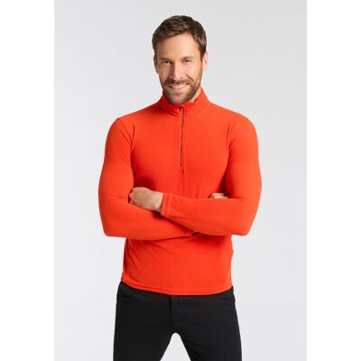 Fleeceshirt KILLTEC "KSW 63 MN FLC SHRT", Herren, Gr. 4XL, orange (dunkelorange), Obermaterial: 100% Polyester, Shirts Fleeceshirt, wärmend Fleeceshirt KILLTEC "KSW 63 MN FLC SHRT", Herren, Gr. 4XL, orange (dunkelorange), Obermaterial: 100% Polyester, Shirts Fleeceshirt, wärmend